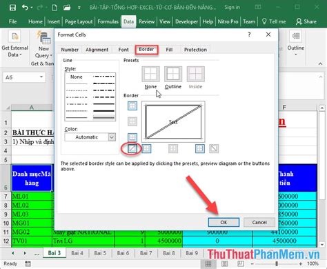 how do you go down a line in an excel cell
