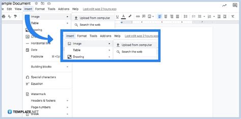 how do you insert an image in google docs