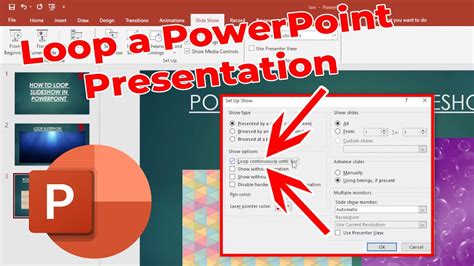 how do you loop a slideshow on powerpoint