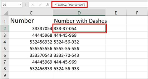 how do you make a dash in excel