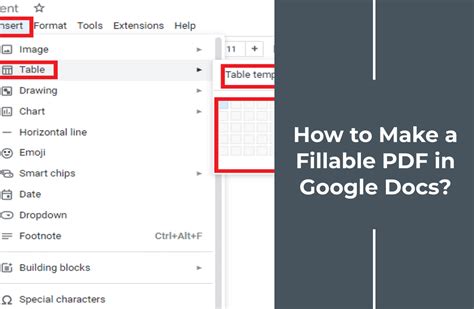How Do You Make A Fillable Box In Google Docs