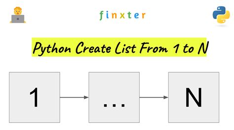 How Do You Make A List From 1 To N In Python
