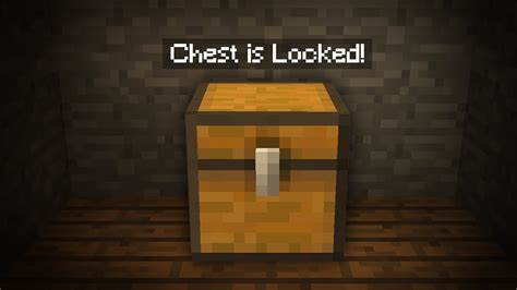 How Do You Make A Locked Chest In Minecraft Without Commands