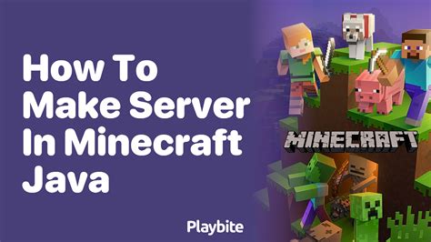 How Do You Make A Minecraft Server On Java