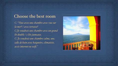 how do you make a reservation in french