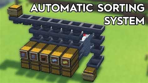 How Do You Make An Automatic Sorting System In Minecraft