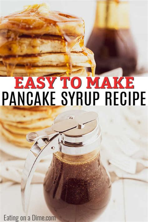 how do you make homemade pancake syrup