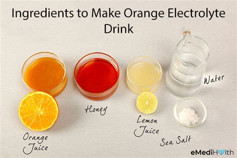 how do you make your own electrolyte drink at home
