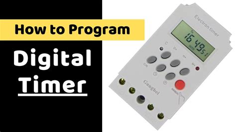 How Do You Program A Timer Switch