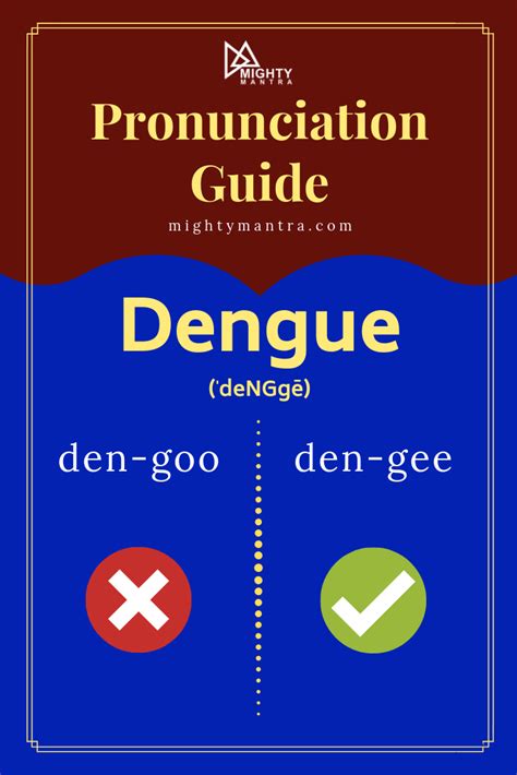 how do you pronounce dengue
