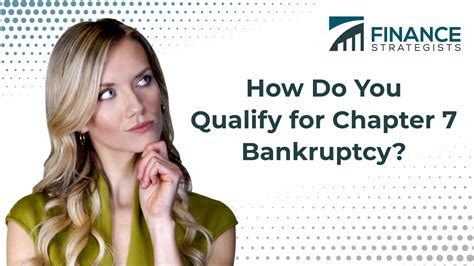 how do you qualify for chapter 7 bankruptcy