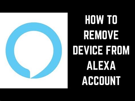 how do you remove a device from amazon alexa