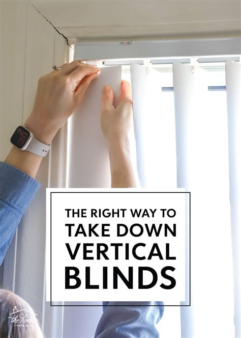 How Do You Remove Vertical Blinds