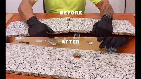 how do you repair broken marble