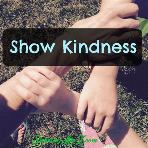 how do you show a little kindness to others