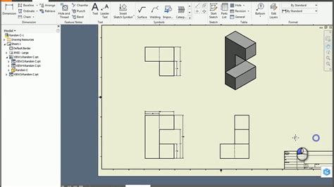 Best How Do You Sketch A Mutliview Drawing In Autodesk Inventor With Creative Ideas