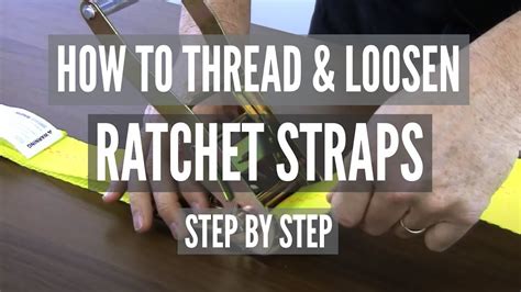 how do you thread a ratchet strap