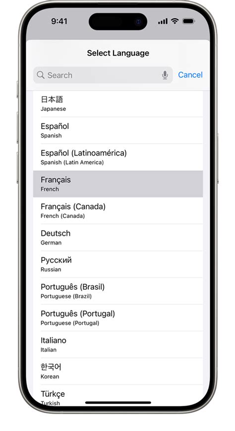how do you type in a different language on iphone