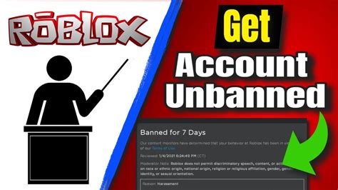 how do you unban your roblox account