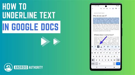 how do you underline text in google slides