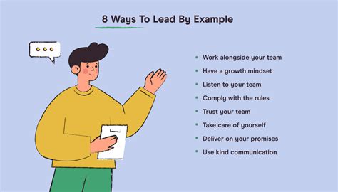 how do you use lead by example in a sentence