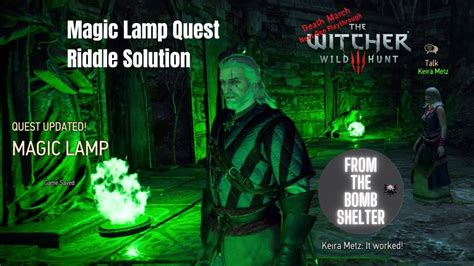 How Do You Use Magic Lamp Witcher 3