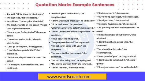 how do you use quotation marks in a sentence example