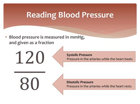 how do you write down blood pressure