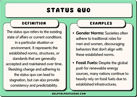How Do You Write Status-Quo