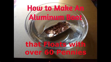 How Does A Aluminum Foil Boat Float