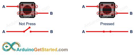 how does a button work in a circuit