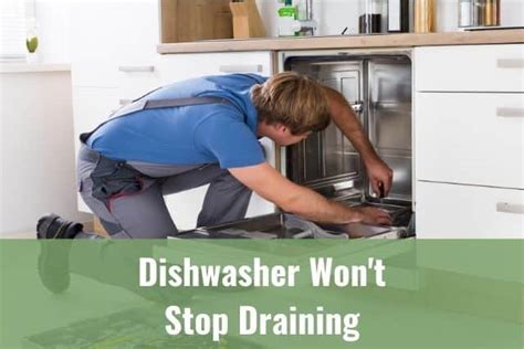 How Does A Dishwasher Know When To Stop Draining