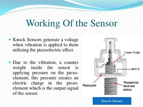 how does a engine knock sensor work