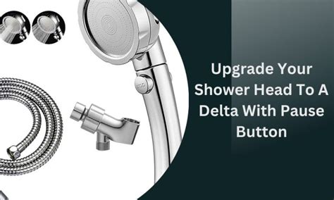 How Does A Shower Head Pause Button Work