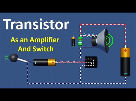 how does a transistor work as an amplifier and switch