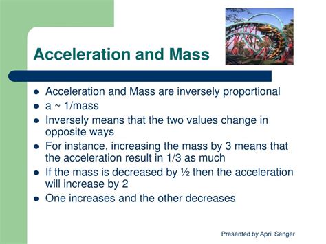 How Does Acceleration Relate To Mass