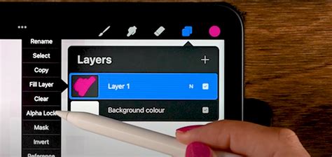 How Does Alpha Lock Work In Procreate