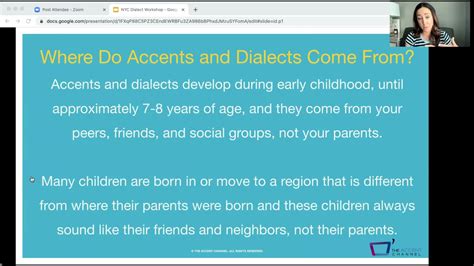 How Does An Accent Develop
