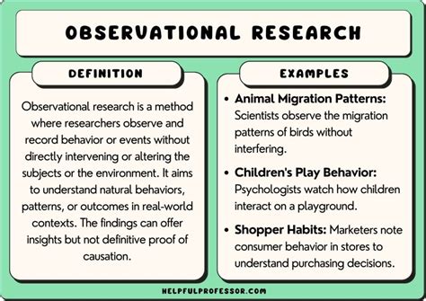 how does an observational study work