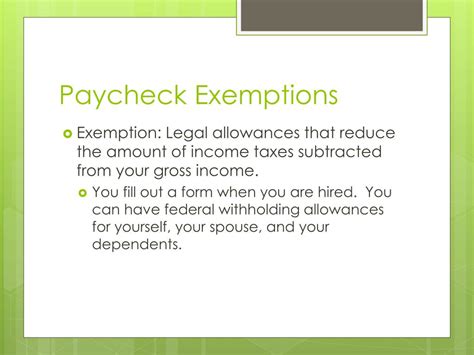 How Does Changing My Exemptions Affect My Paycheck