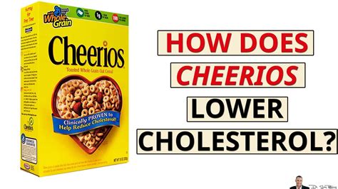 how does cheerios lower cholesterol