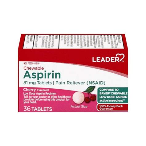How Does Chewable Aspirin Work