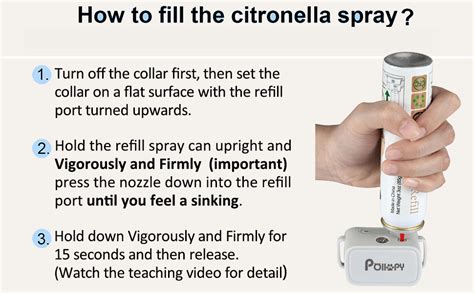 How Does Citronella Spray Collar Work