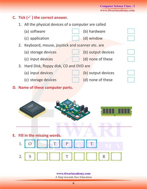 how does computer work for class 2