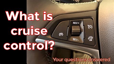 Cruise Control Explained YouTube
