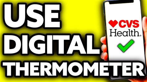 how does cvs digital thermometer work