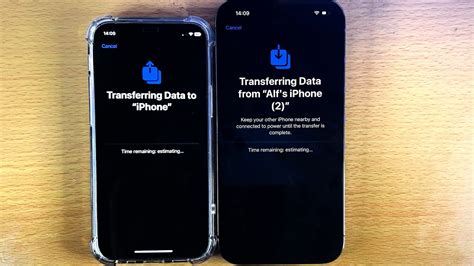 how does data transfer work on iphone