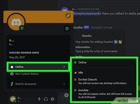 how does discord idle status work