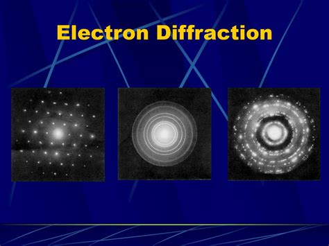 How Does Electron Diffraction Work