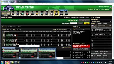 How Does Espn Auction Draft Work